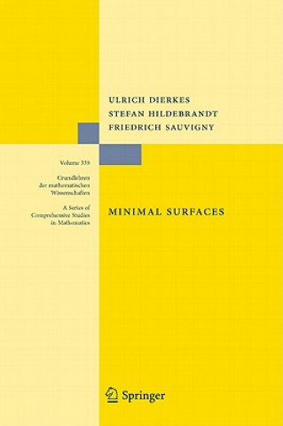 Libro Minimal Surfaces Ulrich Dierkes