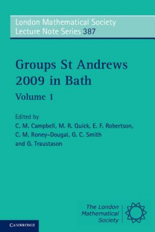 Buch Groups St Andrews 2009 in Bath: Volume 1 C M Campbell