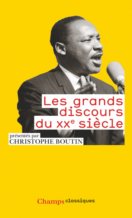 Boek Les Grands Discours Du Xxe Sie     FL Boutin