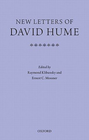 Kniha New Letters of David Hume Raymond Klibansky