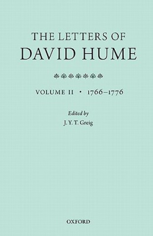 Book Letters of David Hume J Y T Greig