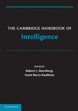 Könyv Cambridge Handbook of Intelligence Robert J. Sternberg