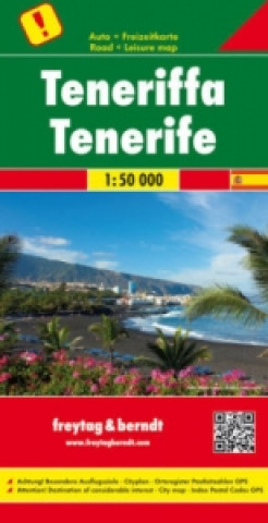 Tiskovina Tenerife Road Map 1:50 000 