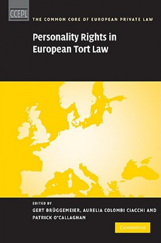 Kniha Personality Rights in European Tort Law Gert Brüggemeier