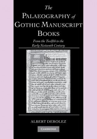 Kniha Palaeography of Gothic Manuscript Books Albert Derolez