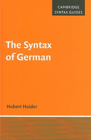 Carte Syntax of German Hubert Haider