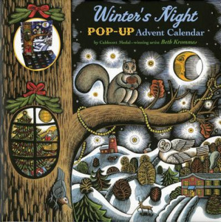 Naptár/Határidőnapló Winter's Night Pop-Up Advent Calendar Beth Krommes