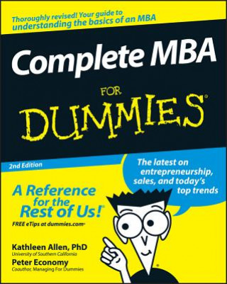 Kniha Complete MBA For Dummies 2e Allen