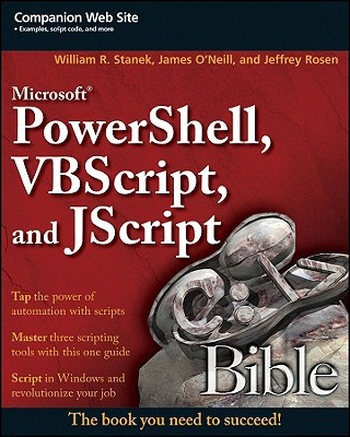 Книга Microsoft PowerShell, VBScript and JScript Bible Staněk