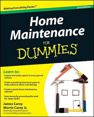Книга Home Maintenance For Dummies 2e Carey