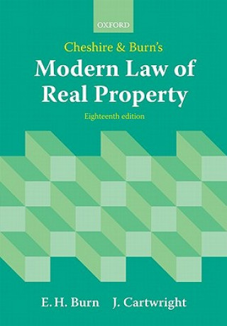 Carte Cheshire and Burn's Modern Law of Real Property Edward Burn
