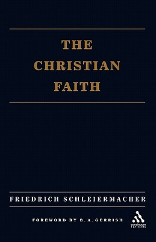 Kniha Christian Faith Friedrich Schleiermacher