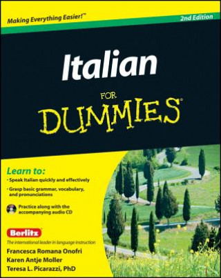 Könyv Italian For Dummies, 2nd Edition with CD Teresa L Picarazzi