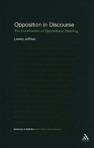 Book Opposition In Discourse Lesley Jeffries