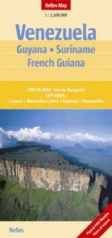 Kniha Venezuela / Guyana / Suriname / French Guiana 