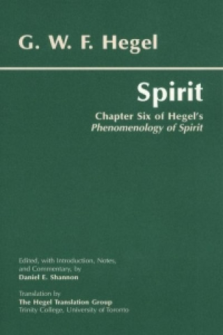 Libro Spirit Georg Wilhelm Friedrich Hegel