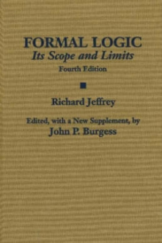 Kniha Formal Logic Richard C Jeffrey