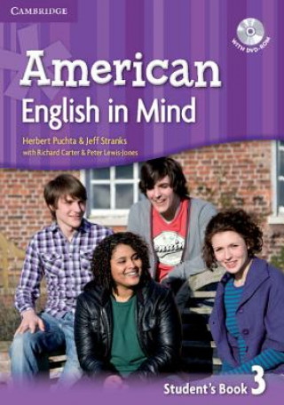 Könyv American English in Mind Level 3 Student's Book with DVD-ROM Herbert Puchta