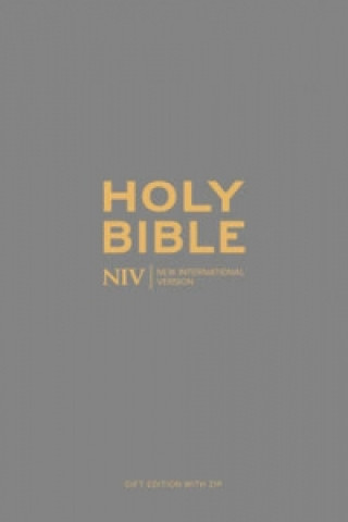 Knjiga NIV Pocket Charcoal Soft-tone Bible with Zip New International Version