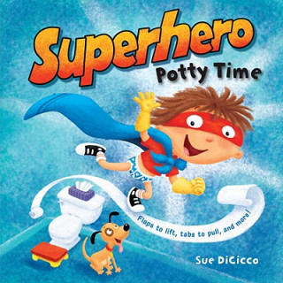 Carte Superhero Potty Time Sue DiCicco