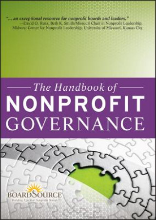 Carte Handbook of Nonprofit Governance BoardSource