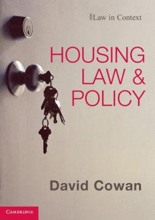 Książka Housing Law and Policy David Cowan