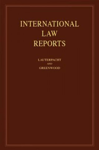 Książka International Law Reports Elihu Lauterpacht