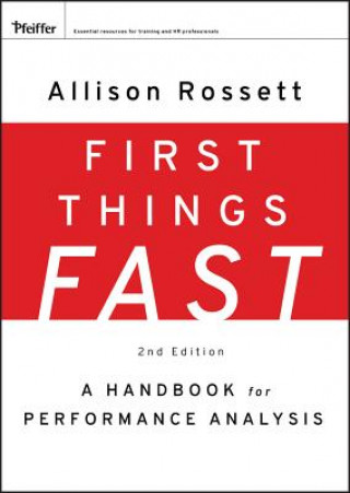 Book First Things Fast - A Handbook of Performance Analysis 2e Allison Rossett