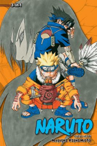 Książka Naruto (3-in-1 Edition), Vol. 3 Masashi Kishimoto