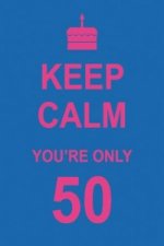 Carte Keep Calm You're Only 50 