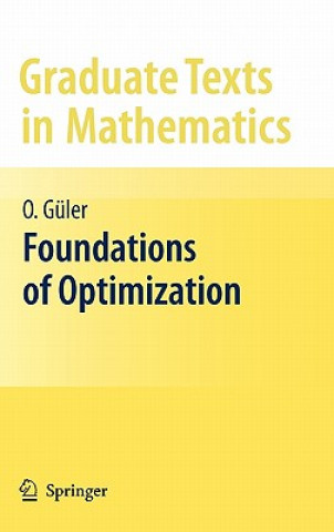 Carte Foundations of Optimization Osman Guler