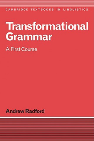 Carte Transformational Grammar Andrew Radford