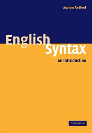Könyv English Syntax Andrew Radford