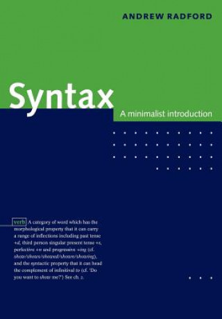 Kniha Syntax Andrew Radford