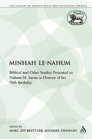Livro Minhah Le-Nahum Marc Zvi Brettler