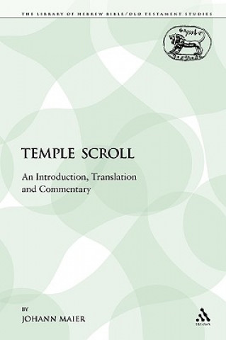 Knjiga Temple Scroll Johann Maier