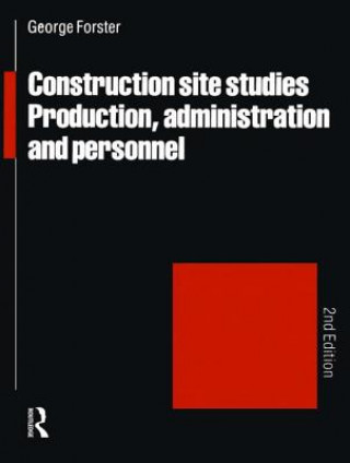 Livre Construction Site Studies G Forster