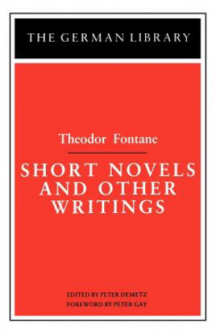 Książka Short Novels and Other Writings: Theodor Fontane V Sander