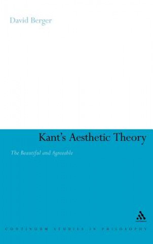 Könyv Kant's Aesthetic Theory David Berger