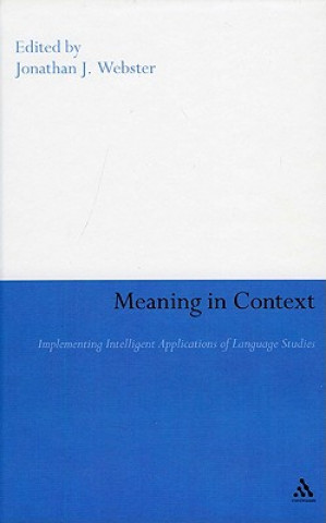 Book Meaning in Context Jonathan J. Webster