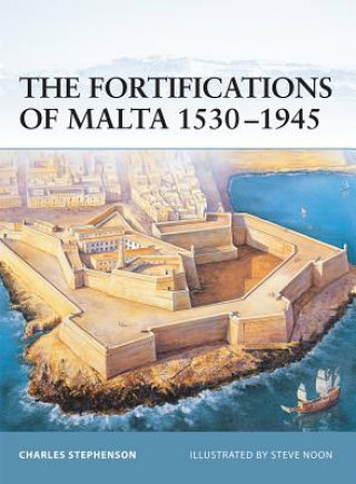 Carte Fortifications of Malta 1530-1945 Charles Stephensen
