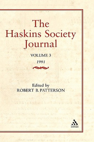 Kniha Haskins Society Journal Studies in Medieval History Robert Patterson