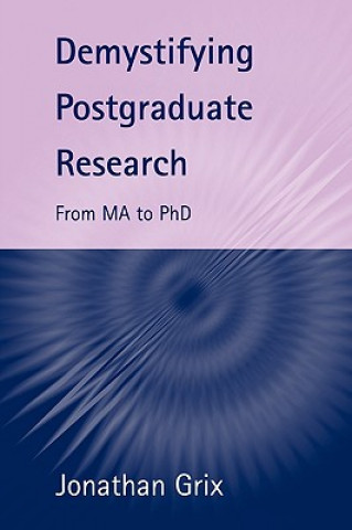 Carte Demystifying Postgraduate Research Jonathan Grix