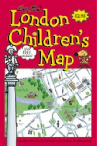 Tiskovina London Children's Map Kourtney Harper