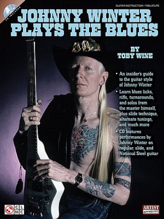 Kniha Johnny Winter Plays the Blues Toby Wine