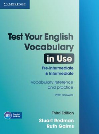 Książka Test Your English Vocabulary in Use Pre-intermediate and Intermediate with Answers Stuart Redman