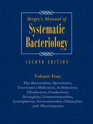 Carte Bergey's Manual of Systematic Bacteriology Krieg