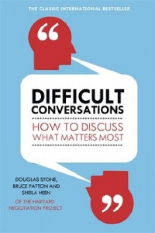 Kniha Difficult Conversations Bruce Patton