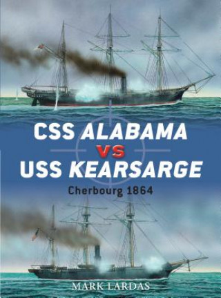 Carte CSS Alabama vs USS Kearsarge Mark Lardas