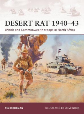 Kniha Desert Rat 1940-43 Tim Moreman